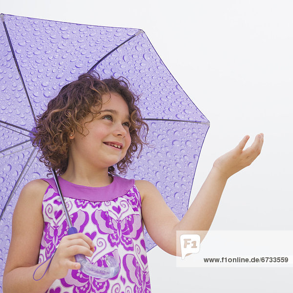 Regenschirm  Schirm  5-9 Jahre  5 bis 9 Jahre  Mädchen
