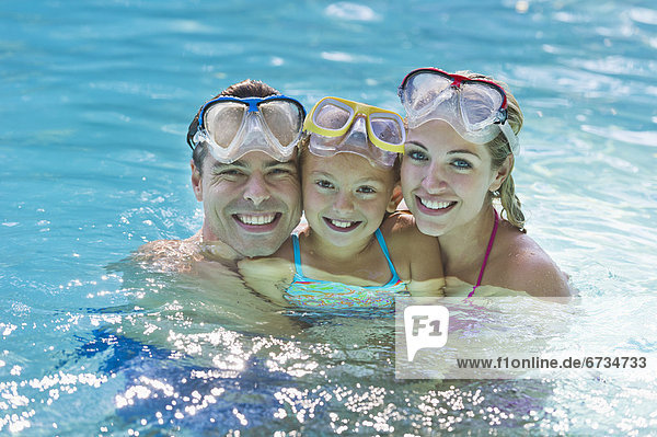 Menschliche Eltern Schwimmbad 10-11 Jahre 10 bis 11 Jahre Mädchen