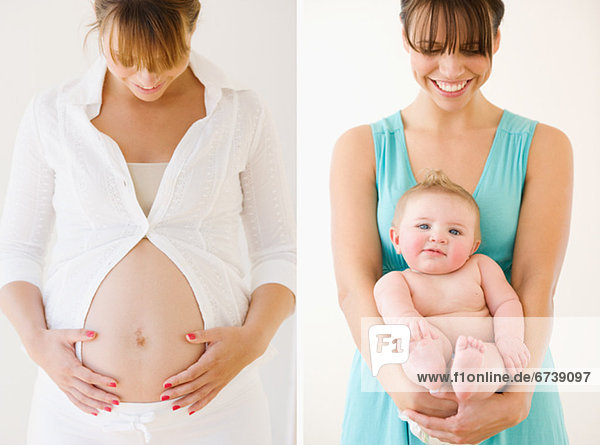 Frau  halten  Schwangerschaft  Mutter - Mensch  Baby