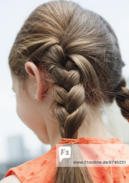 Female child's braids