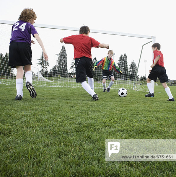 Junge - Person, Wettbewerb, Fußball, spielen