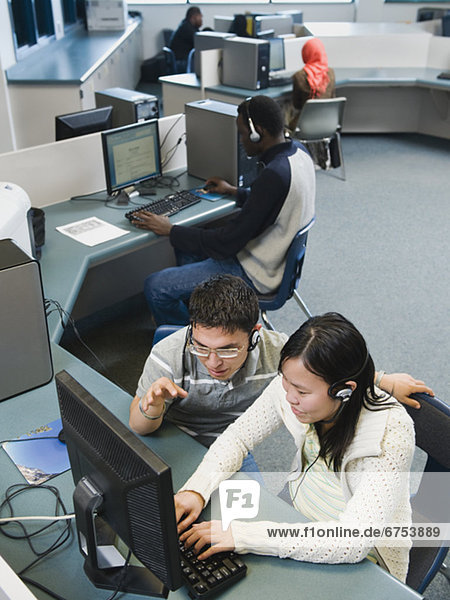 Einkaufszentrum  Computer  lernen  arbeiten  Student  Erwachsener