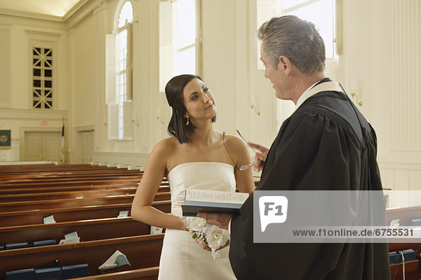 sprechen  Braut  Geistlicher