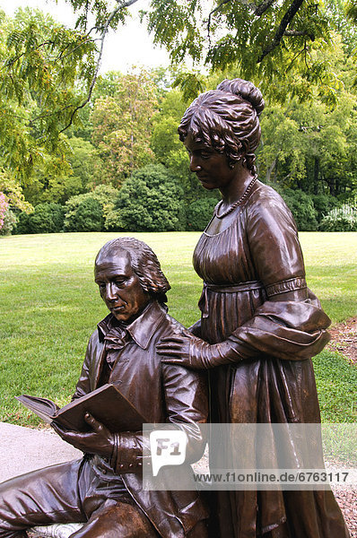 Vereinigte Staaten von Amerika USA Statue Virginia Madison Montpelier