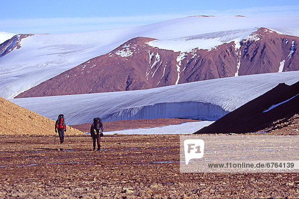 Insel  wandern  Mitternacht  Backpacker  Nunavut