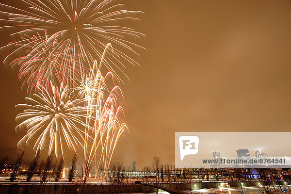 Fireworks auf die hohe Lichter Festival Montréal
