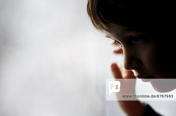 Profil  Profile  Fenster  Junge - Person  Kälte  jung  Quebec