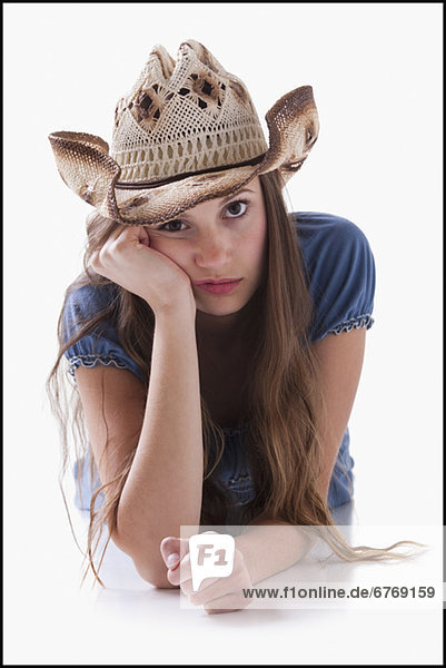Bored cowgirl
