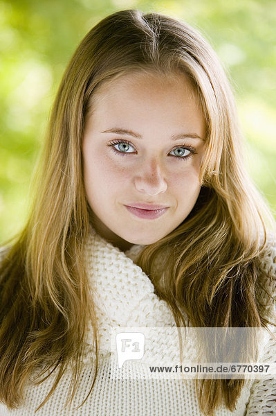 Portrait of Teenage Girl