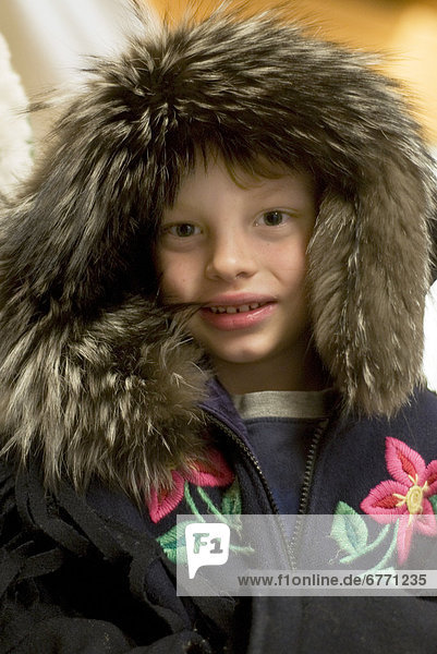 Portrait  Junge - Person  klein  Anorak  Northwest Territories