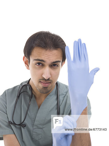 Chirurg  Handschuh  jung  Schutz