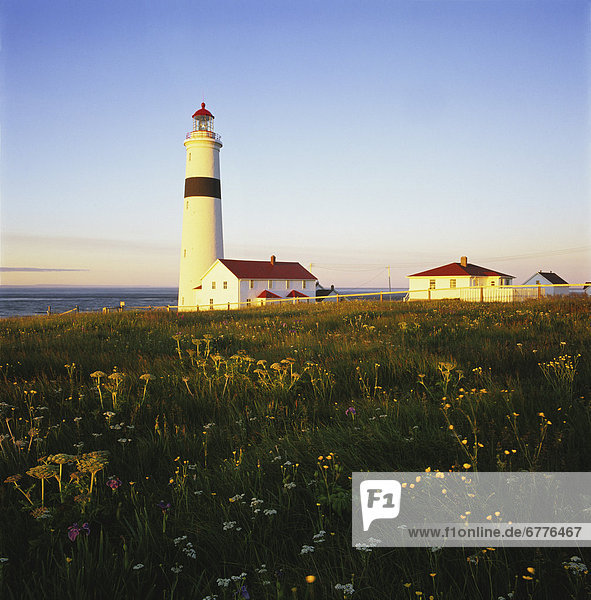 Lighthouse at Sunrise  L'Anse Amour  Newfoundland and Labrador