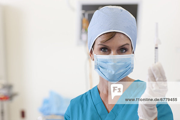 Portrait of female surgeon