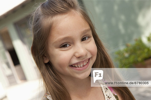 Portrait  Fröhlichkeit  5-9 Jahre  5 bis 9 Jahre  Mädchen