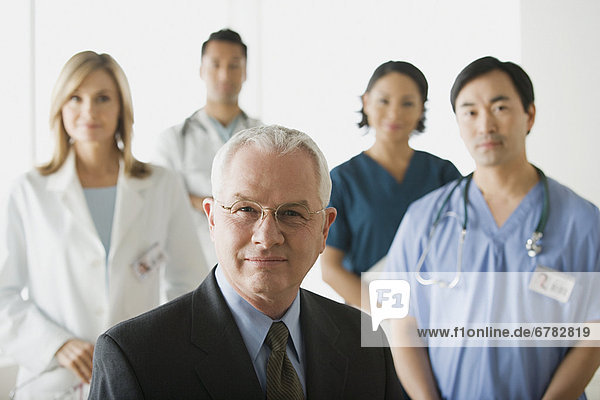 Portrait of hospital workers