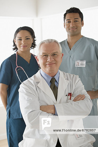 Portrait of three doctors