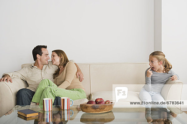 Family in living-room