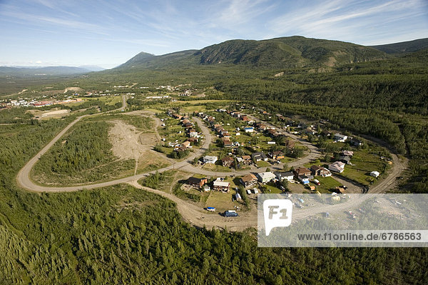Aerial view of Faro  Yukon