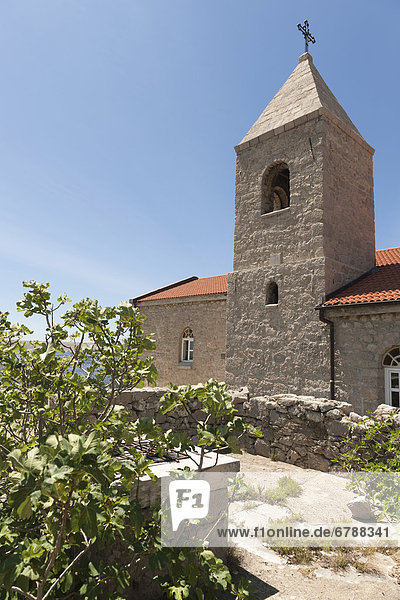 Natursteinkirche  Dalmatien  Kroatien  Südeuropa  Europa
