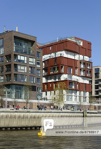 Europa Gebäude Büro Nachbarschaft Hamburg - Deutschland Dalmannkai Deutschland Grasbrookhafen HafenCity modern