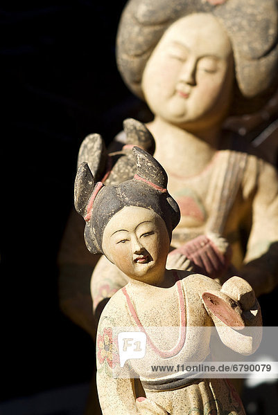 China  Peking  Stein gemeißelte Statuen aus frühen Song-Dynastie.