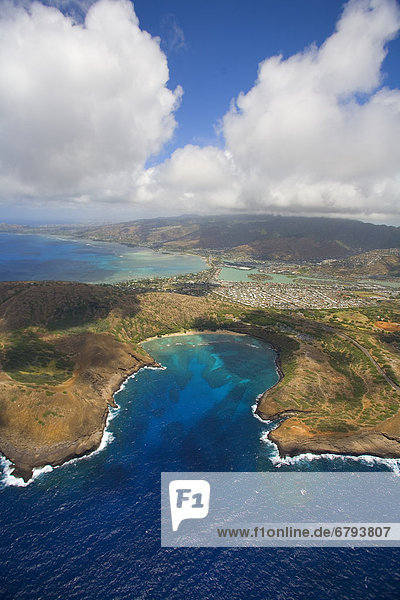 Küste  Fernsehantenne  Bucht  Hawaii  Oahu
