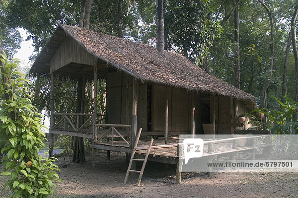 Dach Lifestyle Tradition Wohnhaus Reetdach Thailand