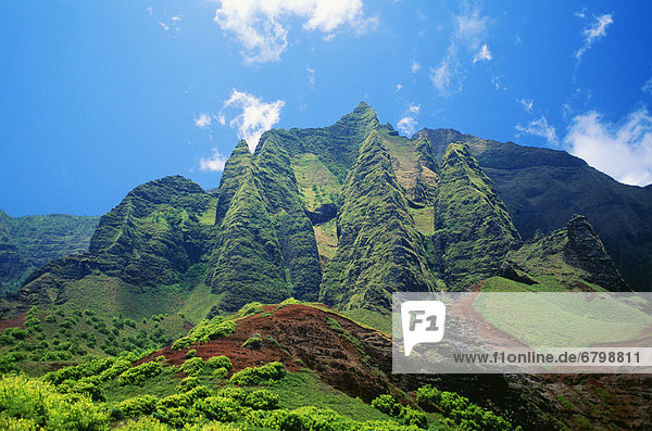 blauer Himmel wolkenloser Himmel wolkenlos Hawaii Kauai