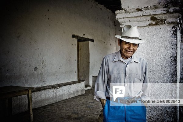Smiling Man In Cowboy Hat  Mexico