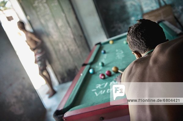 Playing Billiards  Bahia  Brazil
