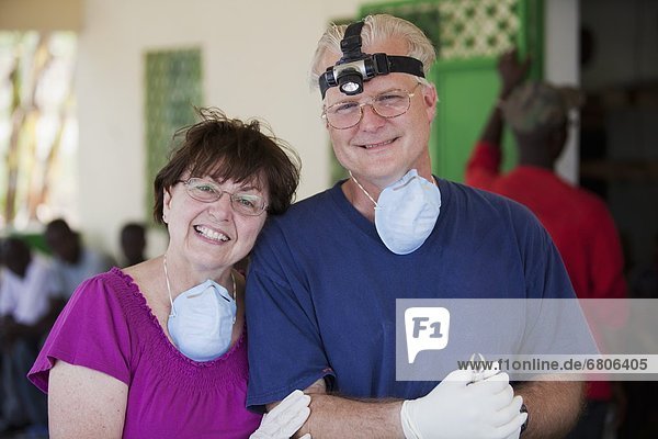 A Dentist And His Mother Volunteer On A Medical Team Helping The Haitians Living In Poverty  Grand Saline  Haiti