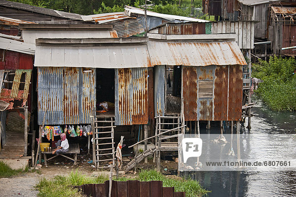 Housing In The Slums  Phnom Penh Cambodia