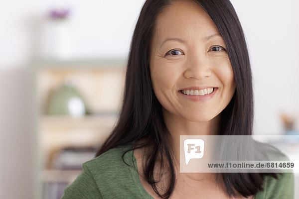 Portrait of mature woman smiling