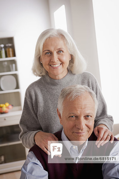 Portrait of smiling senior couple