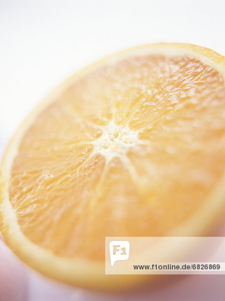 Close Up Image of Cut Orange