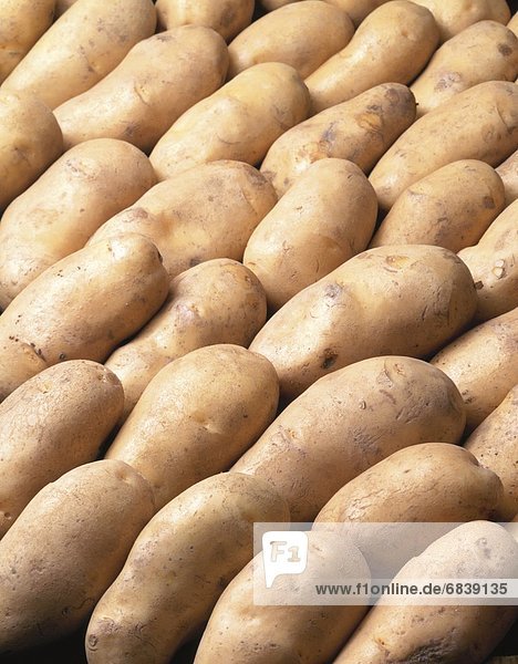 Raw potatoes.