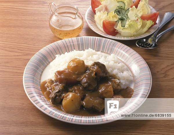 Curry  Currypulver  Reis  Reiskorn  Rindfleisch  Rind  Currygericht  Curry