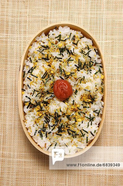 Reis  Reiskorn  Gericht  Mahlzeit  Behälter  Mittagessen