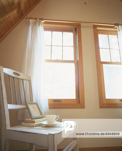 Fenster Zimmer weiß Dachboden Speicher