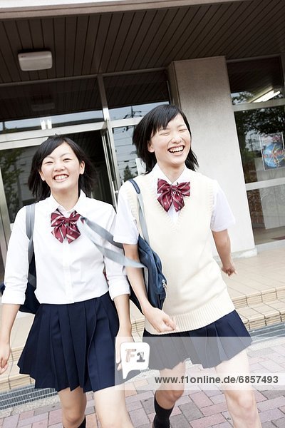 Zusammenhalt lächeln Schule (Einrichtung) 2 japanisch verlassen