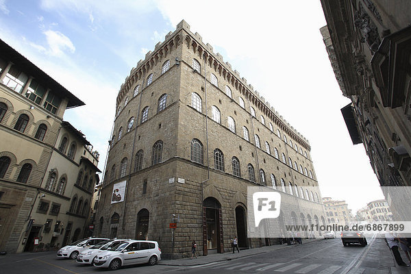 Building of Ferragamo Museum  Florence  Italy