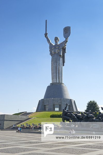 Motherland Statue (Rodina Mat)  Kiev  Ukraine  Europe