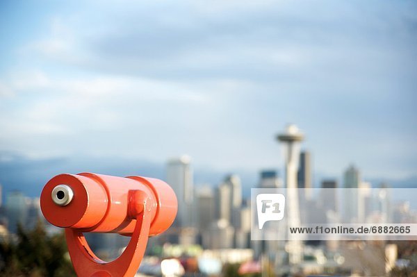 Vereinigte Staaten von Amerika  USA  entfernt  Skyline  Skylines  Nordamerika  Ansicht  Seattle  Washington State