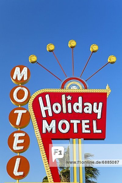 Vereinigte Staaten von Amerika  USA  Nordamerika  Nevada  Las Vegas  Motelschild  The Strip