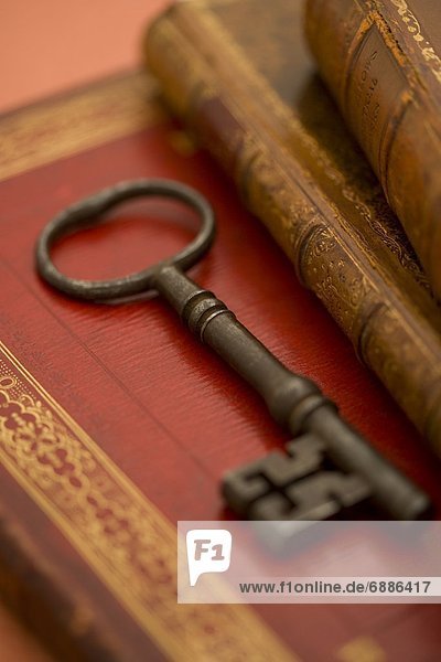 Old Books and Key