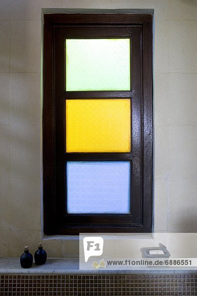 Colorful Glass Door