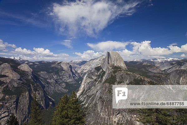 Half Dome Seen From Glacier Point