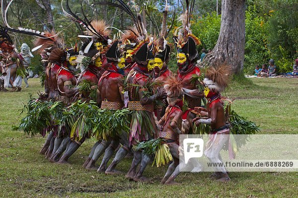 Fest  festlich  Tradition  bunt  Kleidung  Gesang  streichen  streicht  streichend  anstreichen  anstreichend  Pazifischer Ozean  Pazifik  Stiller Ozean  Großer Ozean  Papua-Neuguinea