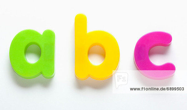 ABC fridge magnets