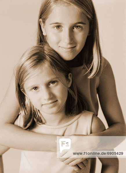 Portrait von Schwestern